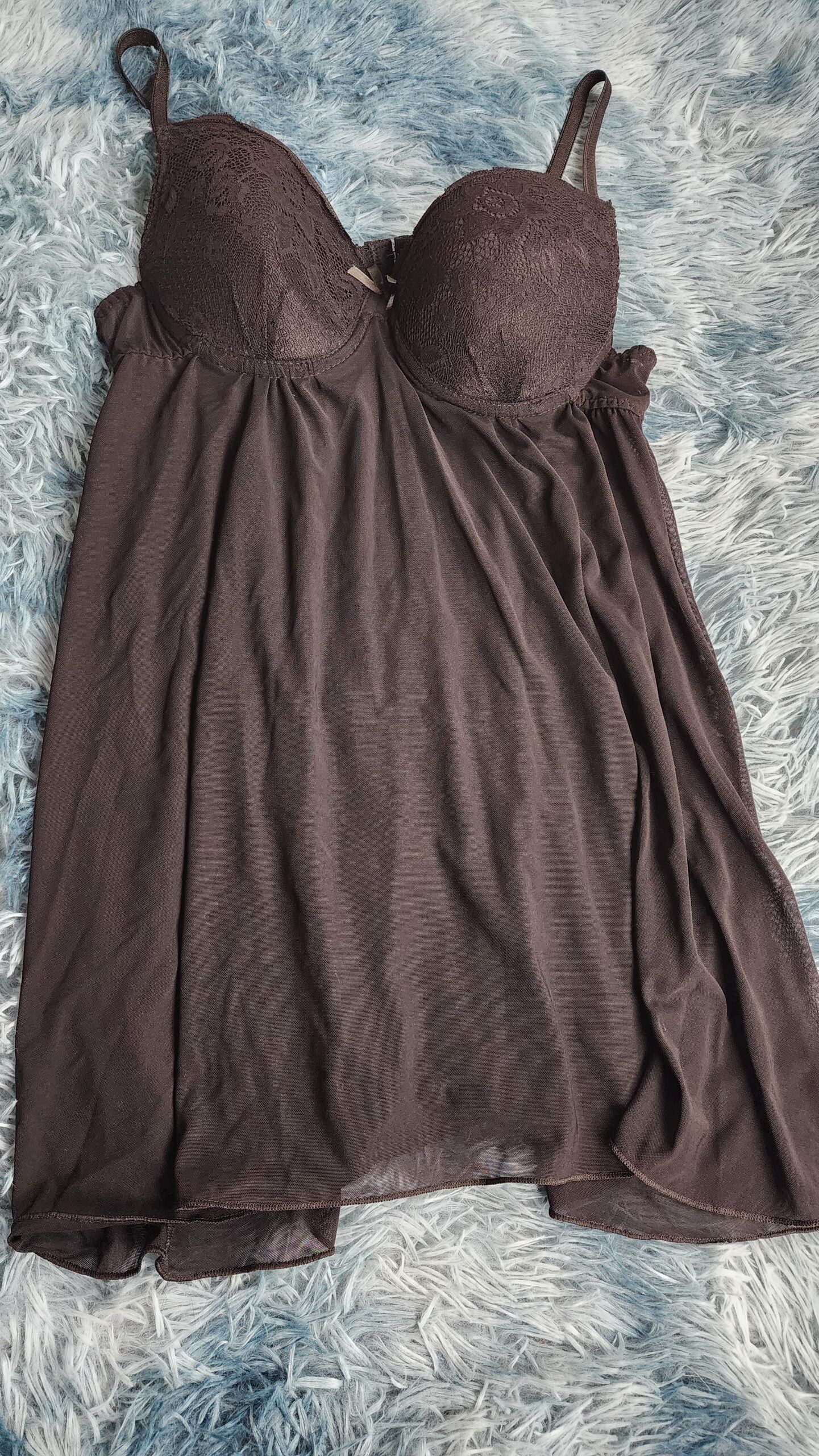 lenceria - babydoll - negro